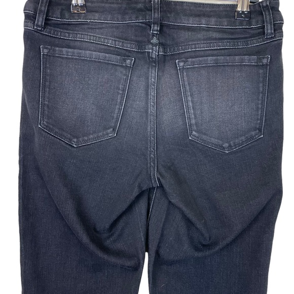 Prana Organic Cotton Geneva Short Inseam Ankle Cropped Size 6 Denim Black/Gray - Picture 12 of 16
